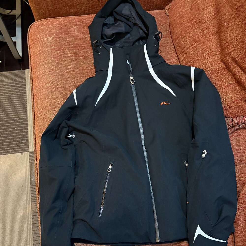 Kjus Black Storm Hood Waterproof Insulated Ski Jacket - Women's M (38)